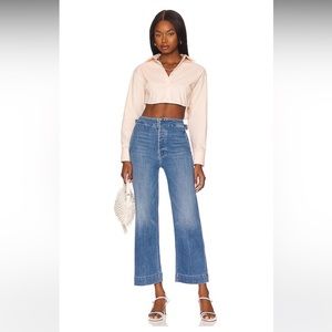 Mother The Cinch Greaser Ankle Jeans Sorry I’m Staring Size 26